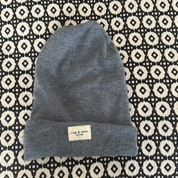 COPY - Rag & Bone blue beanie - Picture 1 of 2